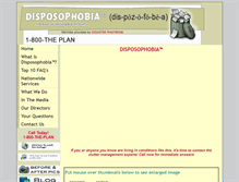 Tablet Screenshot of disposophobia.theplan.com